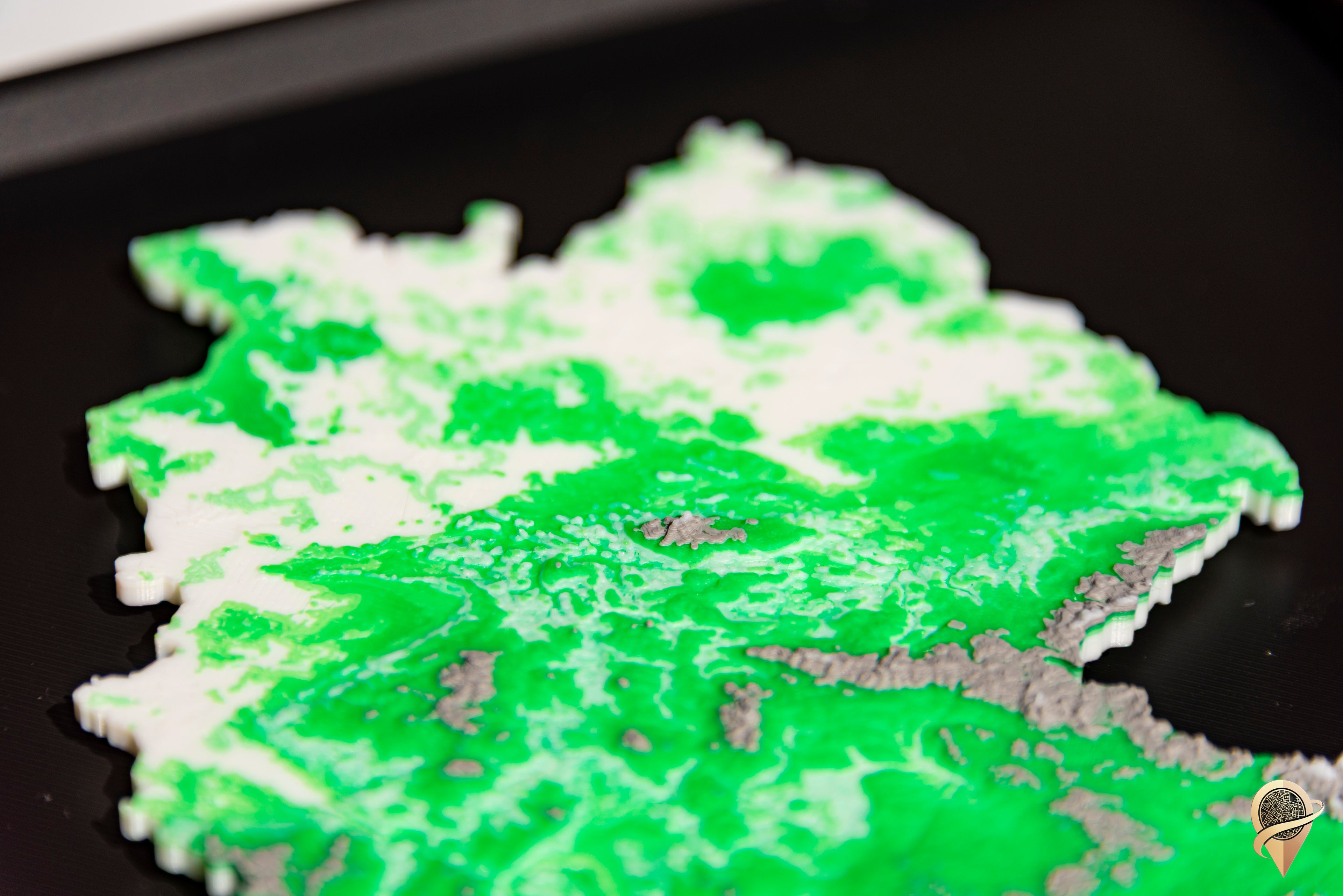 Carte 3D de l'Allemagne