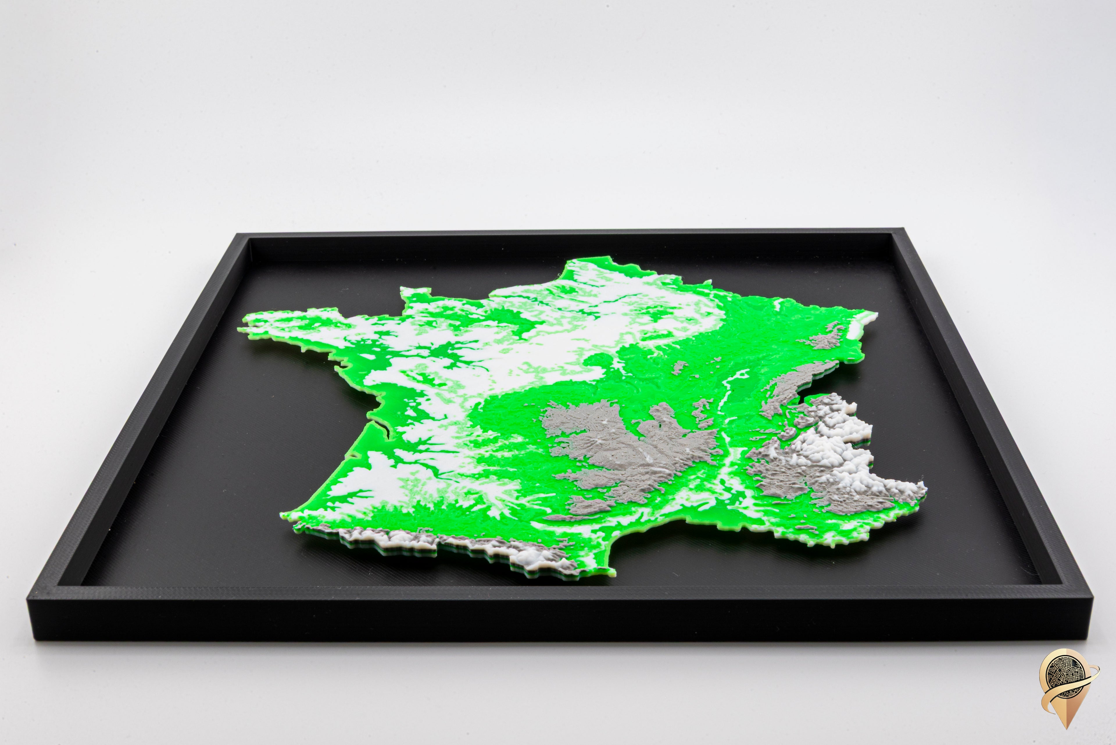 Carte 3D de la France