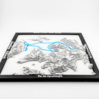 Carte 3D de notre voyage au Groenland