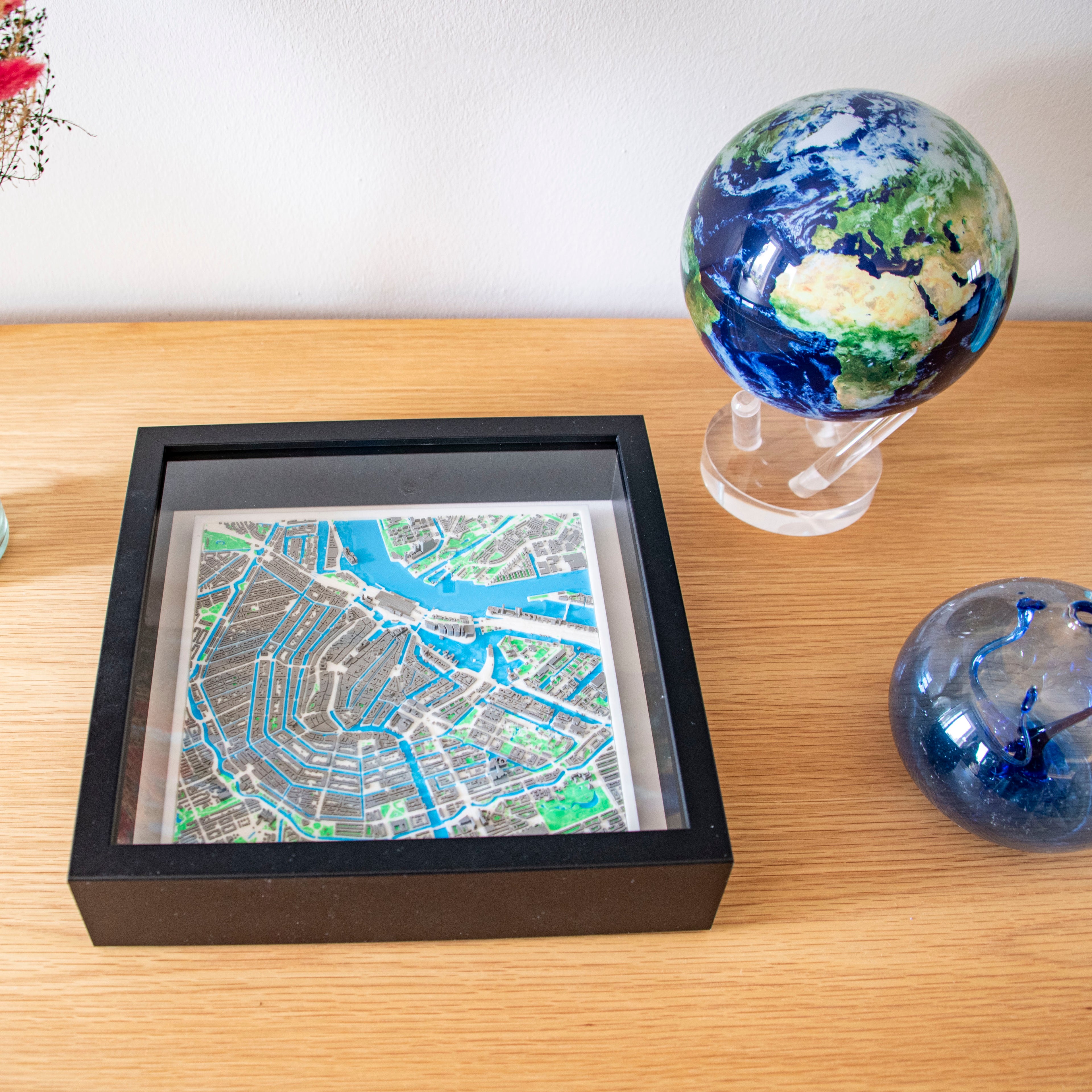 Carte 3D d'Amsterdam