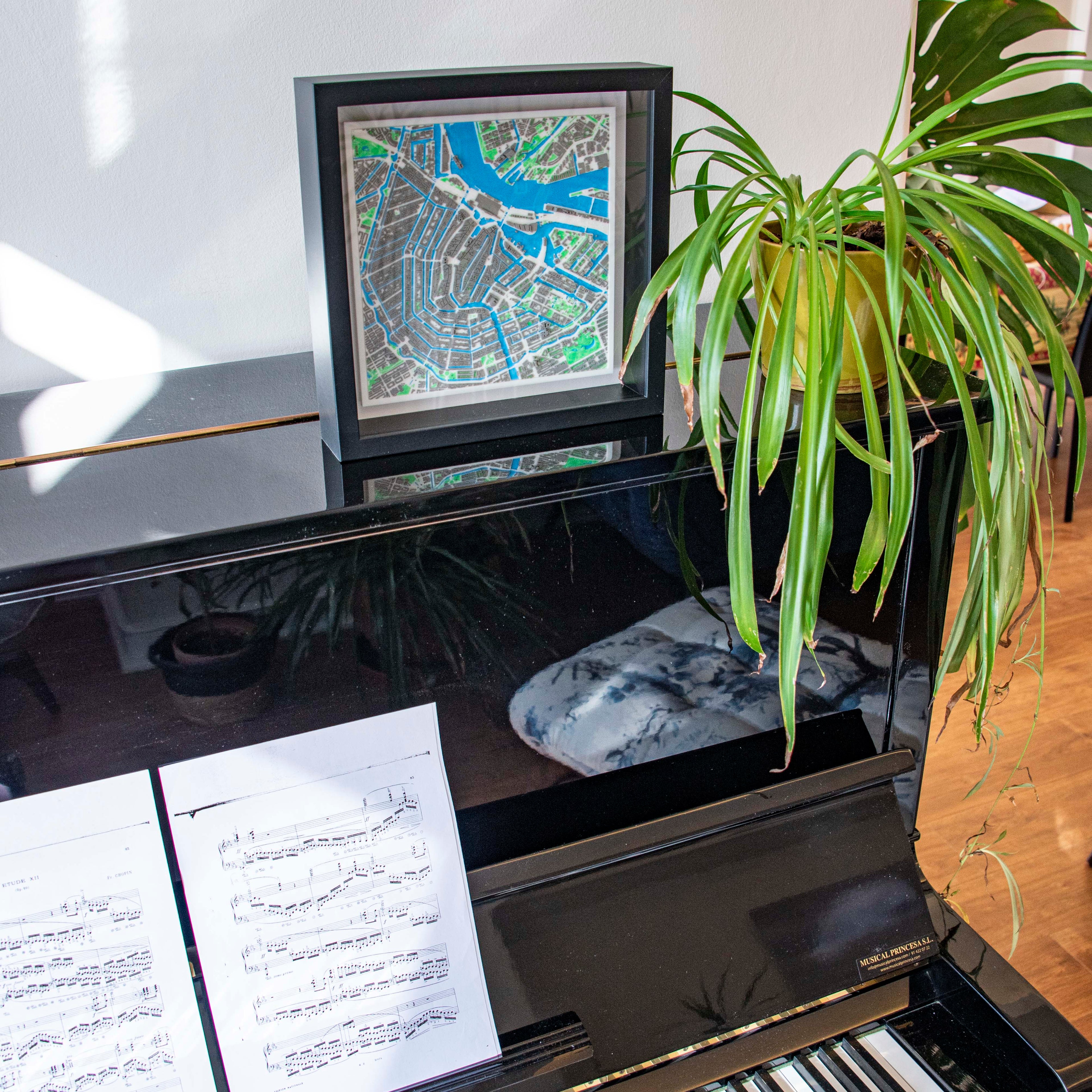 Carte 3D d'Amsterdam