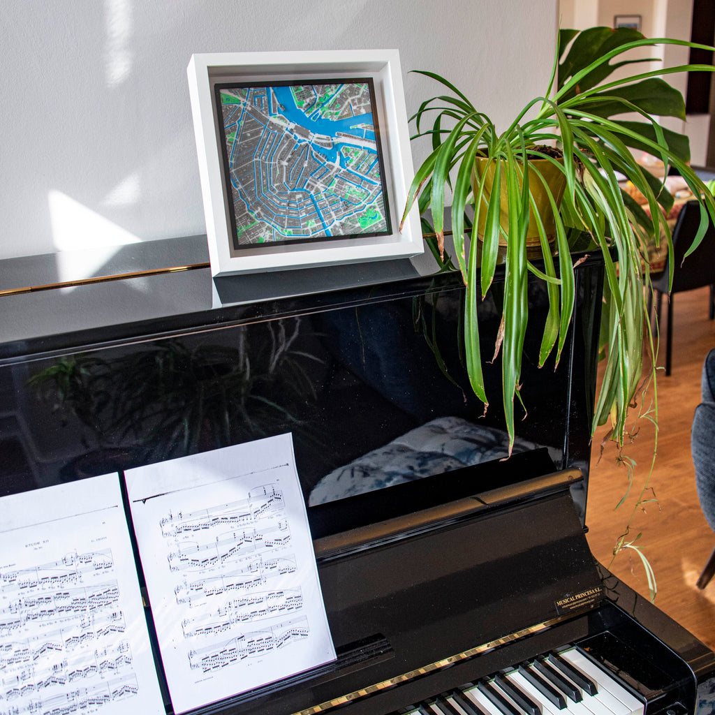 Carte 3D d'Amsterdam