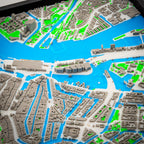 Carte 3D d'Amsterdam