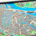 Carte 3D d'Amsterdam