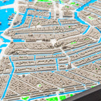 Carte 3D d'Amsterdam