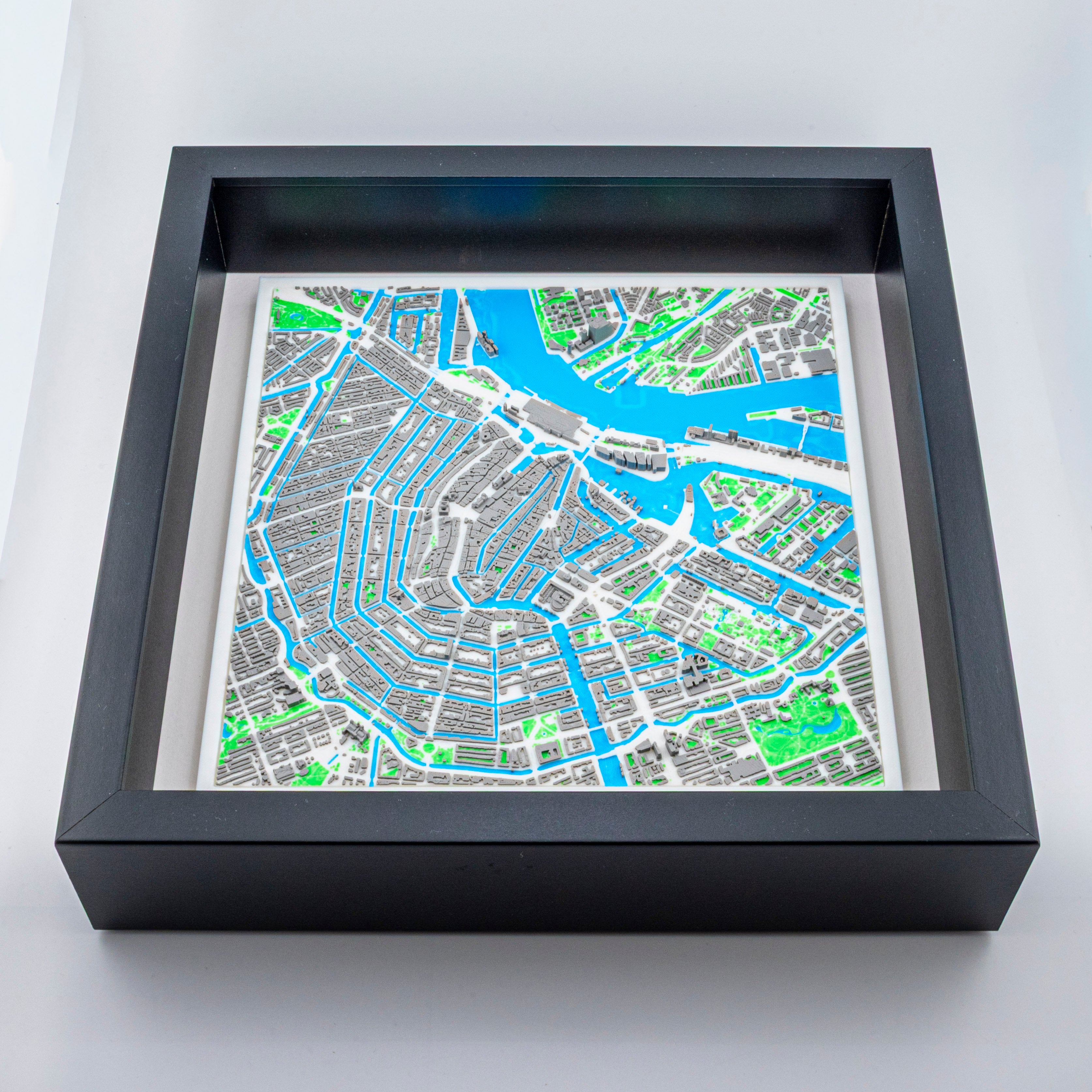 Carte 3D d'Amsterdam