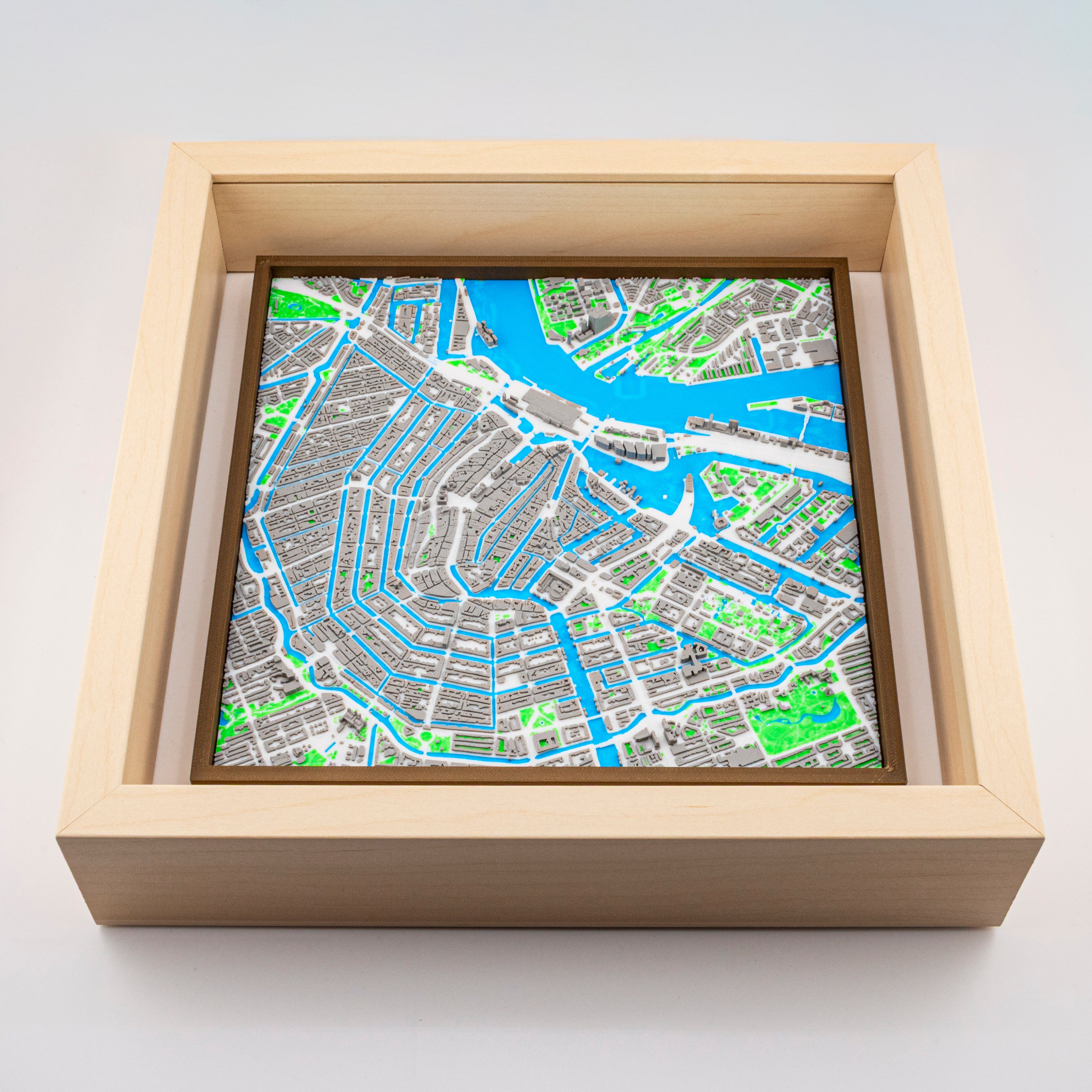 Carte 3D d'Amsterdam