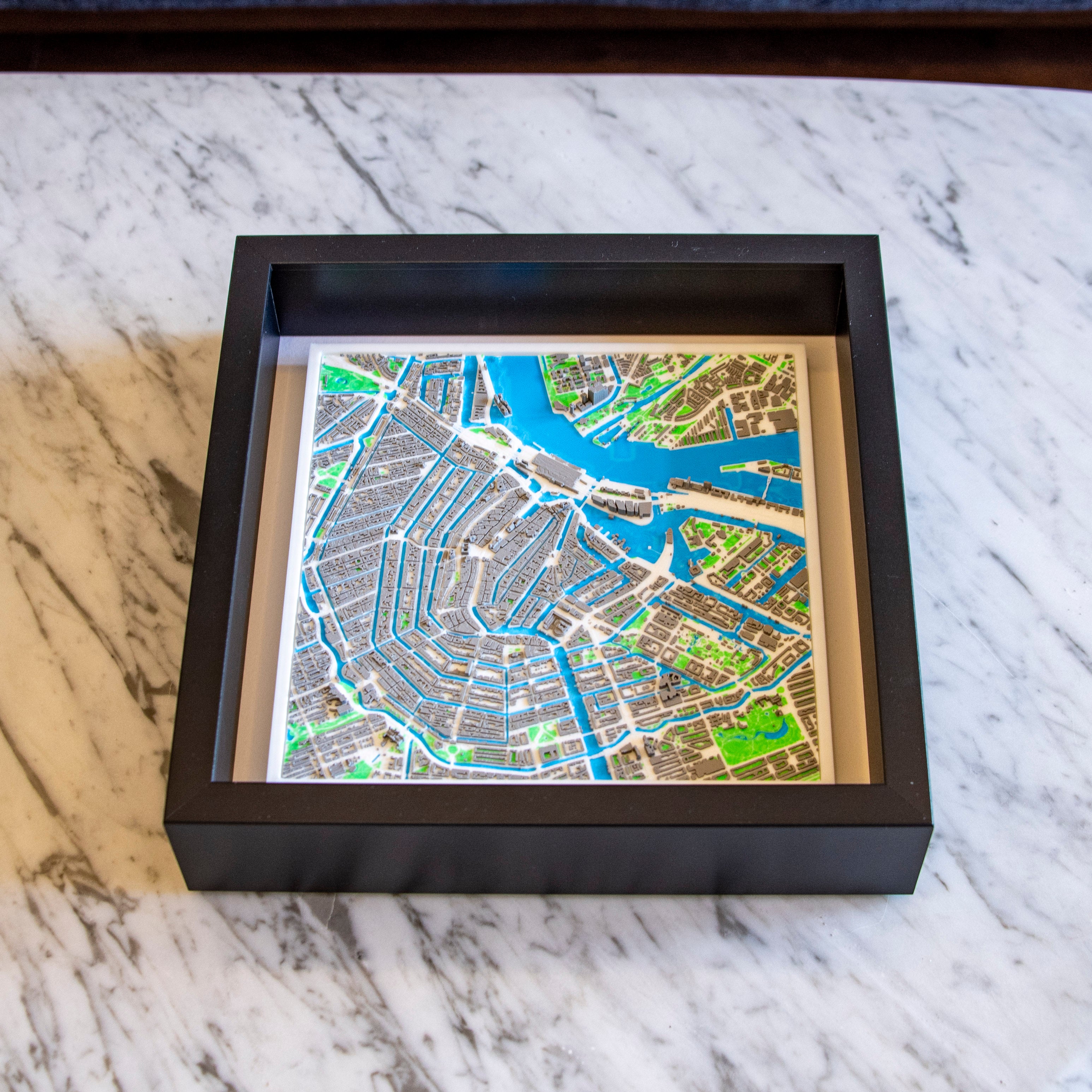 Carte 3D d'Amsterdam