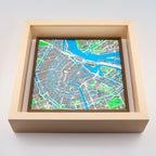Carte 3D d'Amsterdam