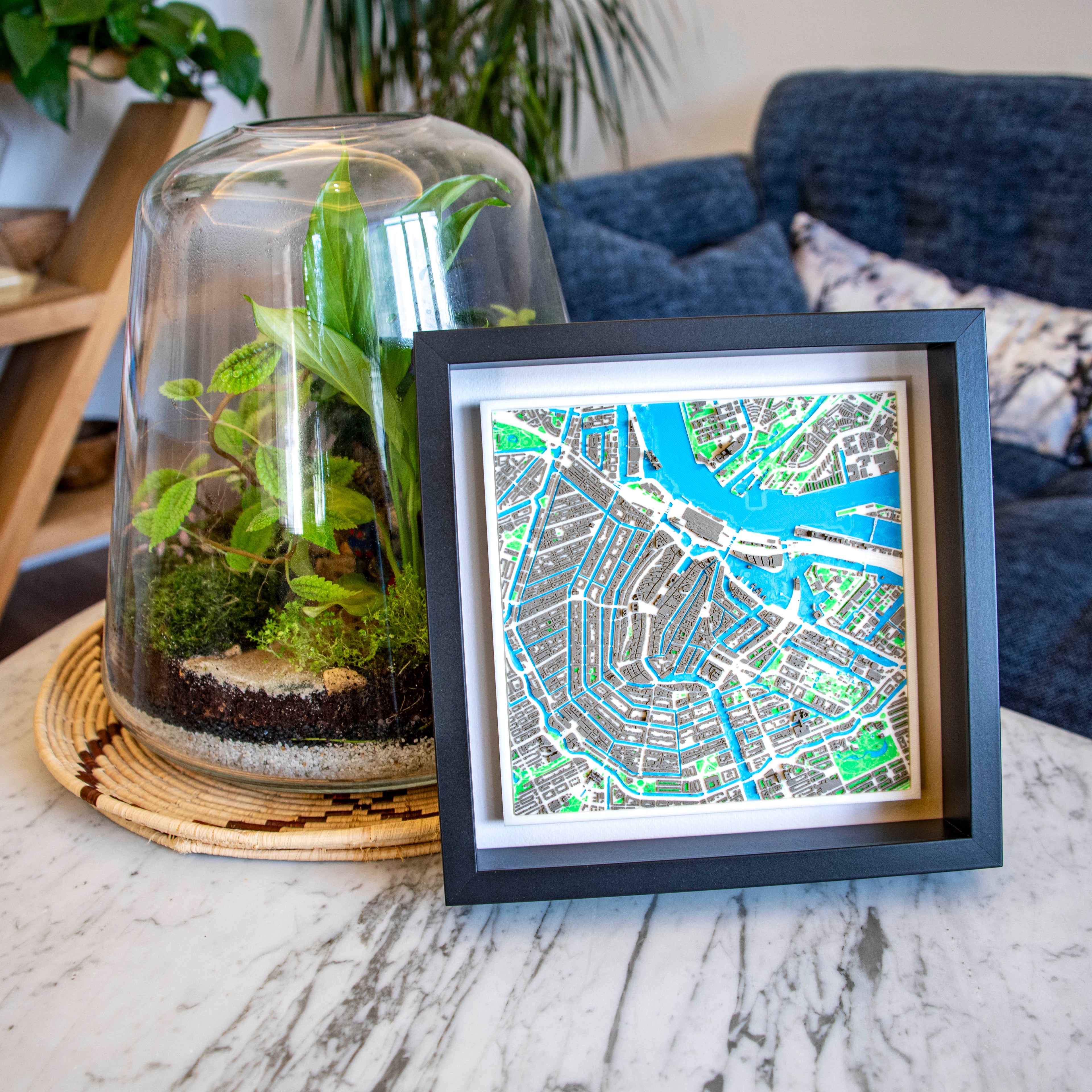 Carte 3D d'Amsterdam