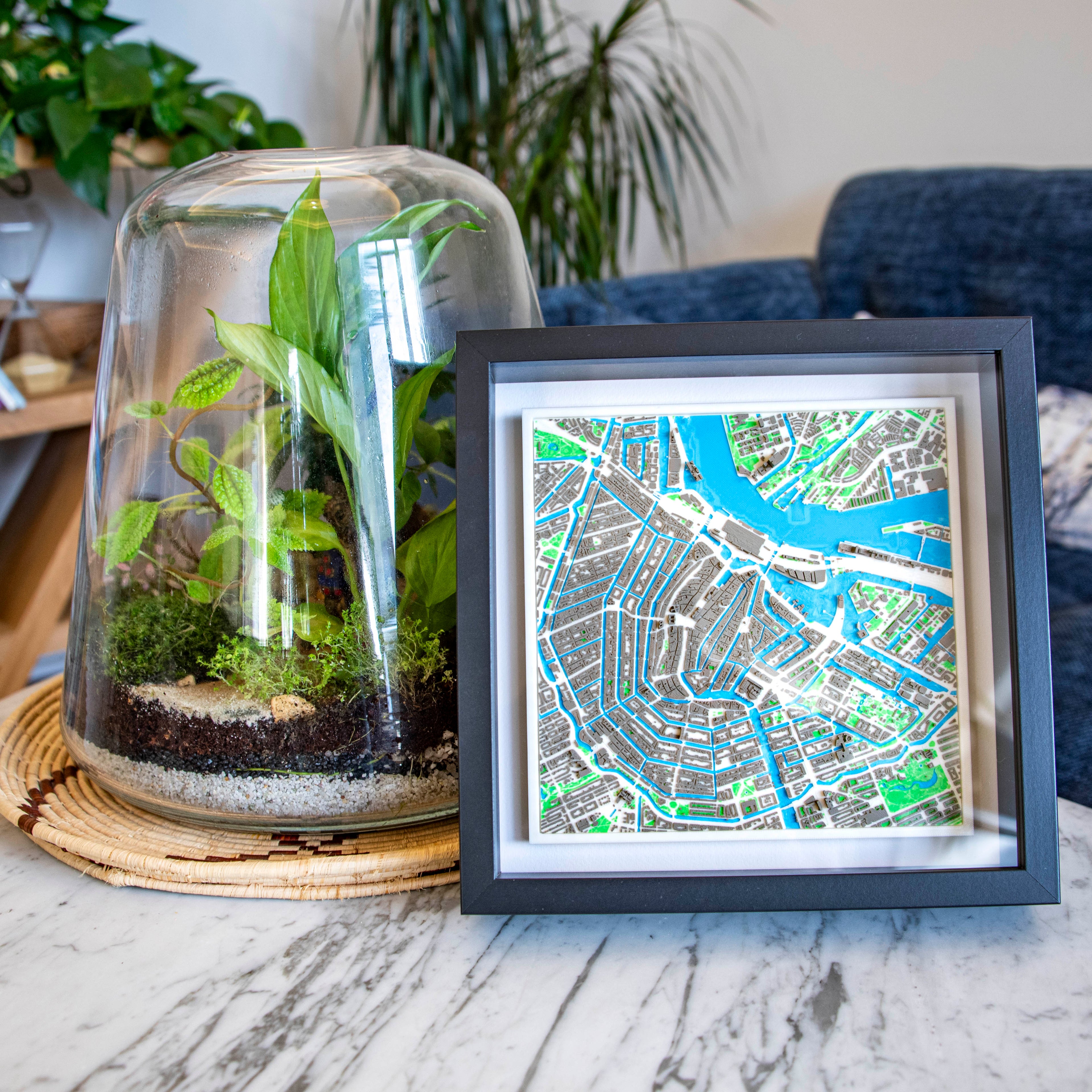 Carte 3D d'Amsterdam