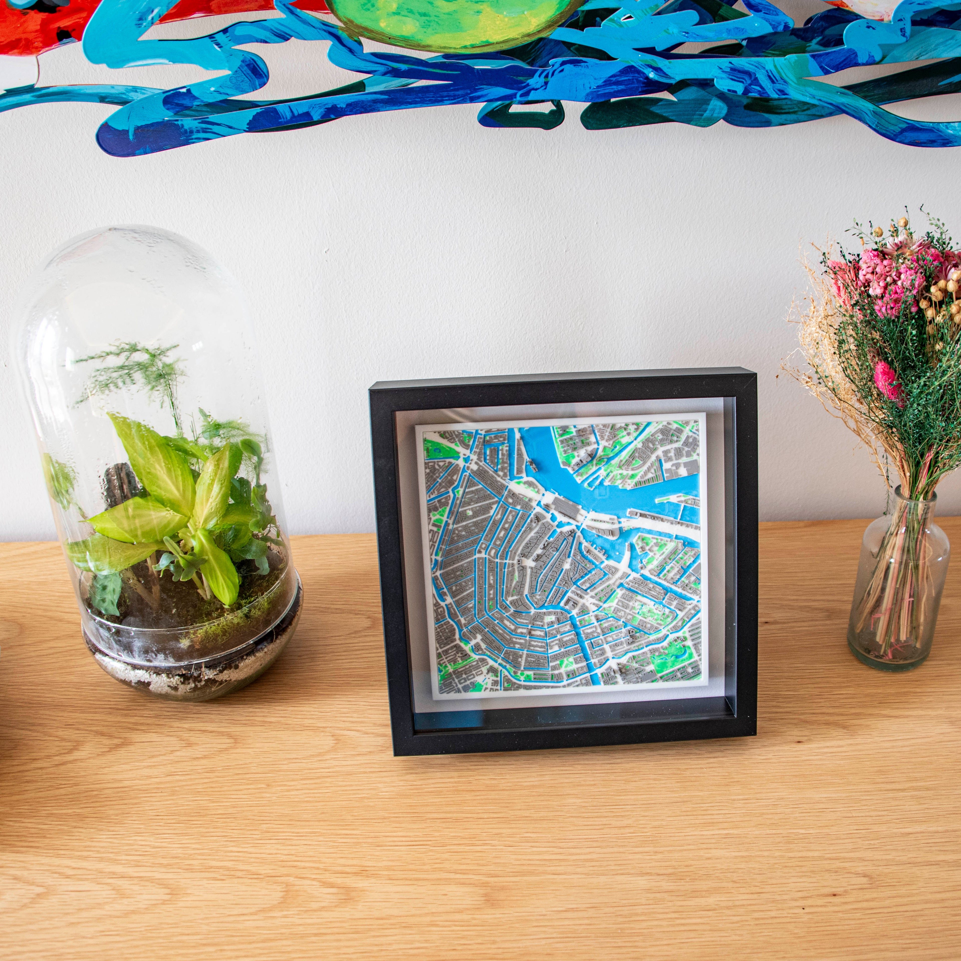 Carte 3D d'Amsterdam