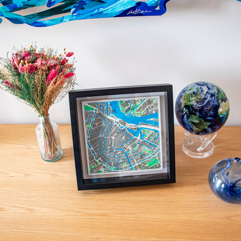 Carte 3D d'Amsterdam