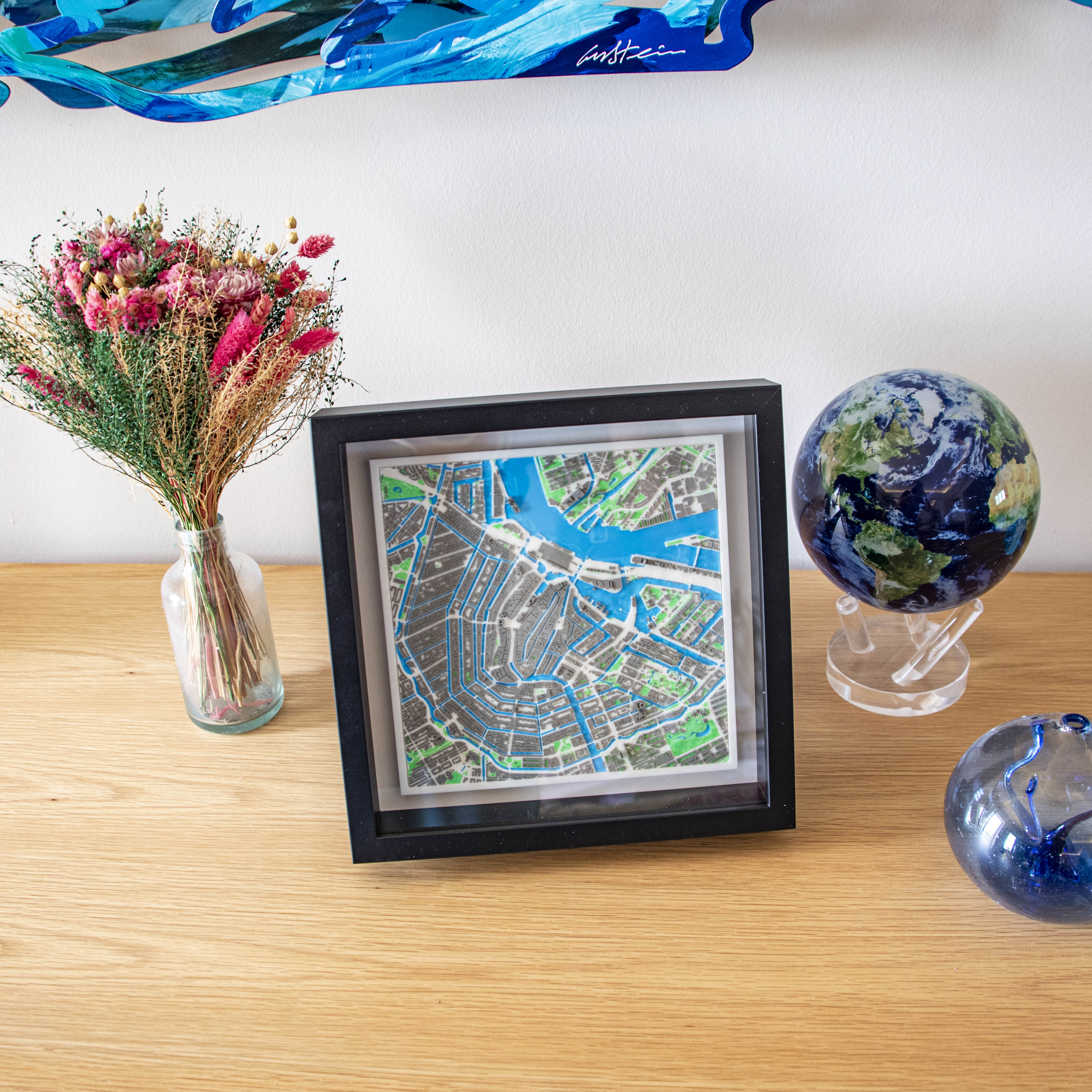 Carte 3D d'Amsterdam