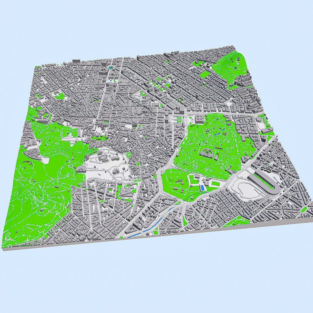 Athens 3D Map