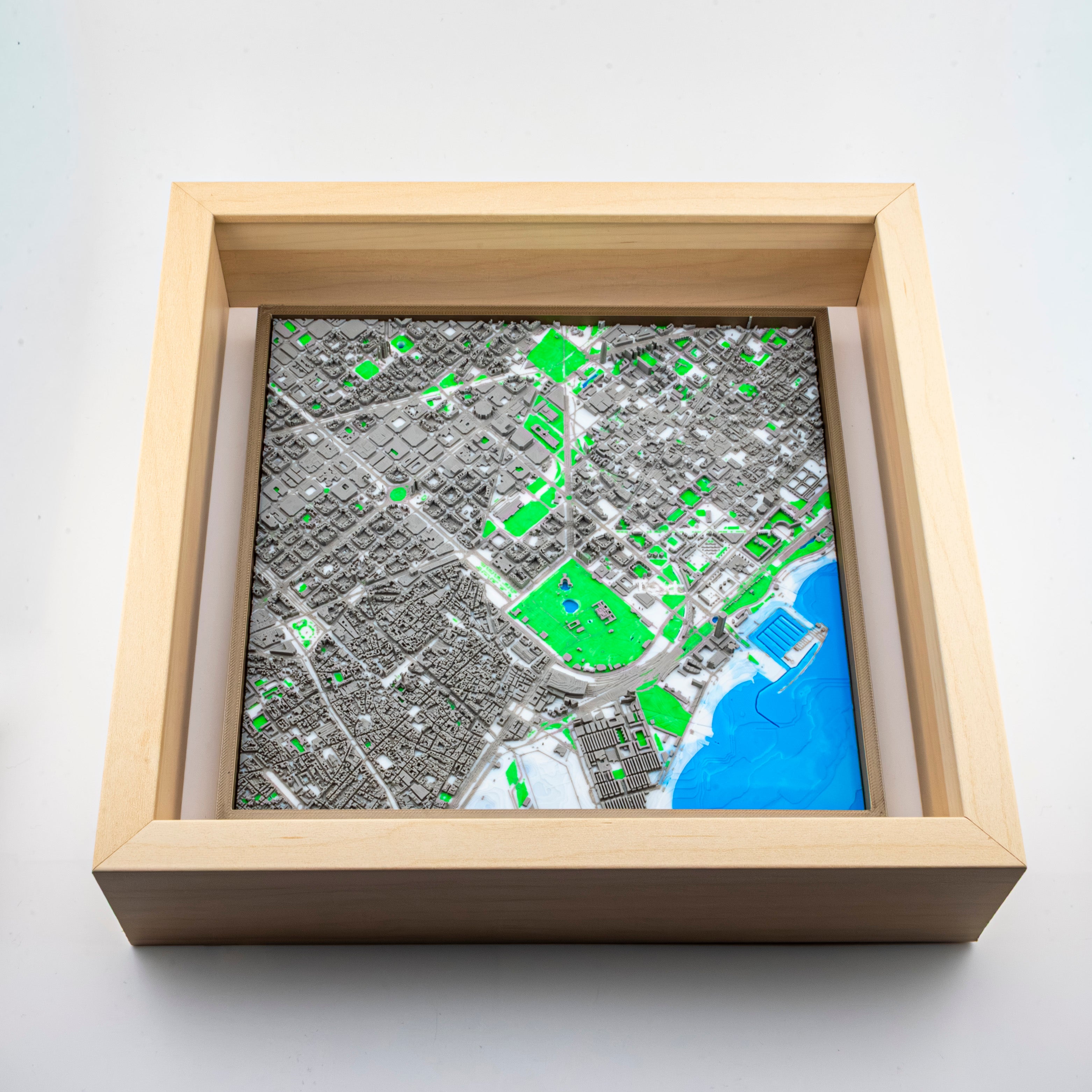 Carte 3D de Barcelone