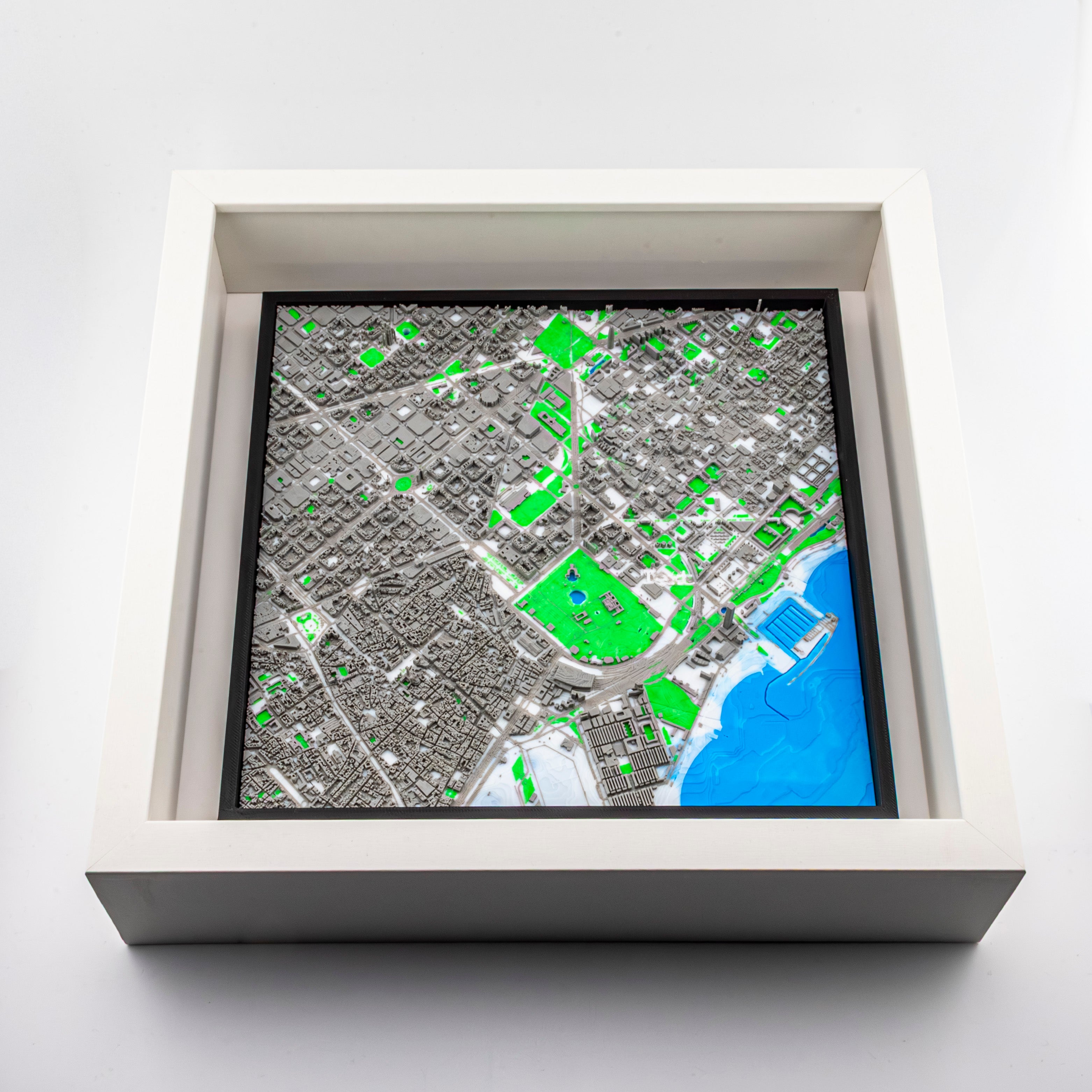 Carte 3D de Barcelone