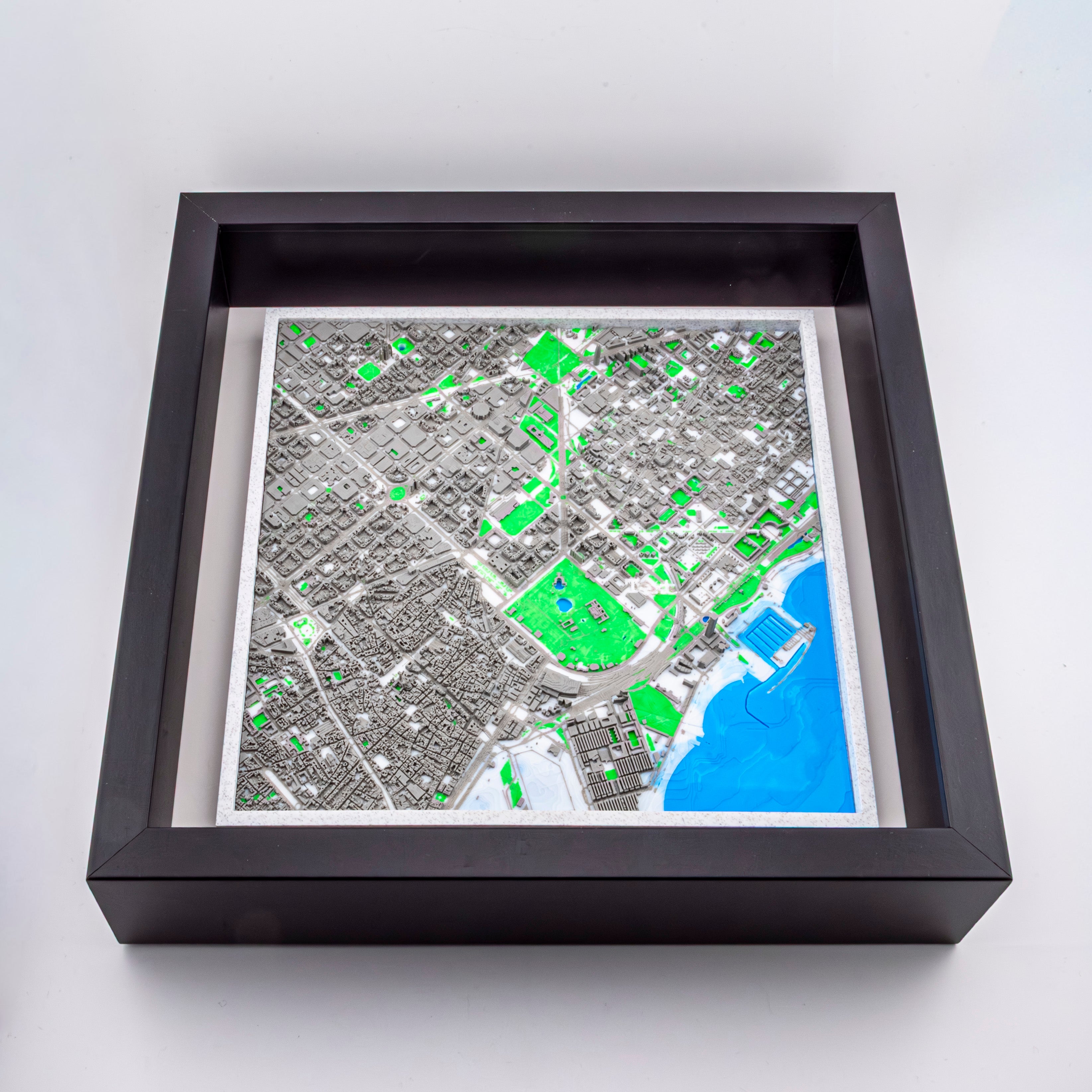 Carte 3D de Barcelone