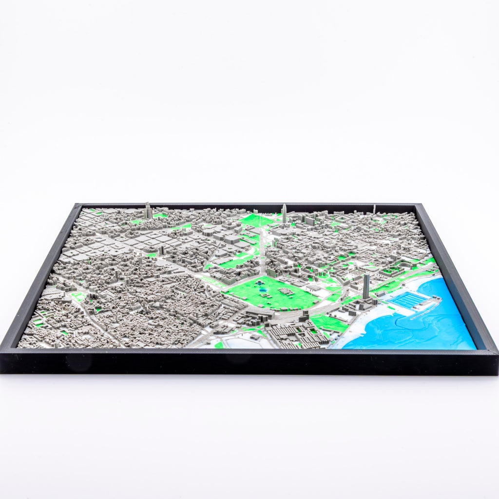 Carte 3D de Barcelone