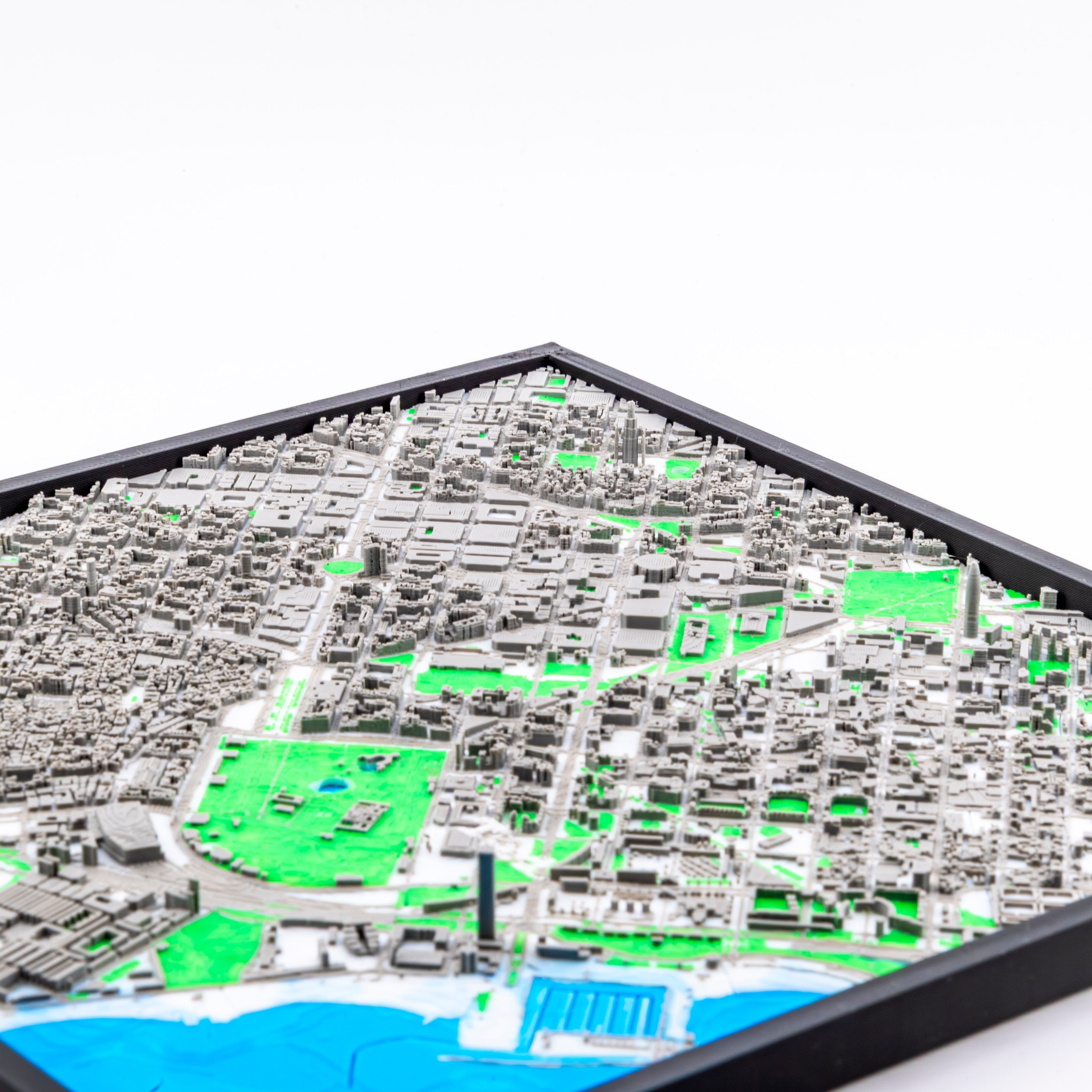 Carte 3D de Barcelone