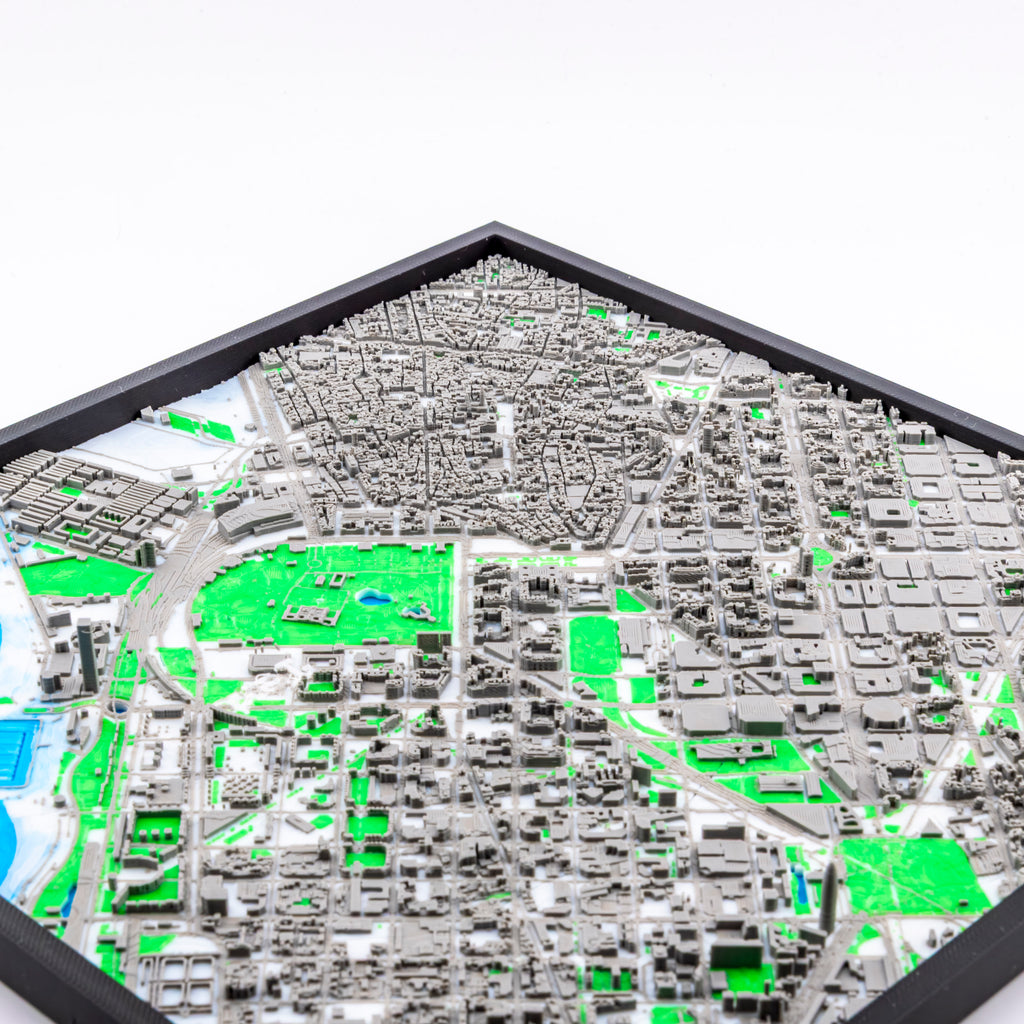 Carte 3D de Barcelone