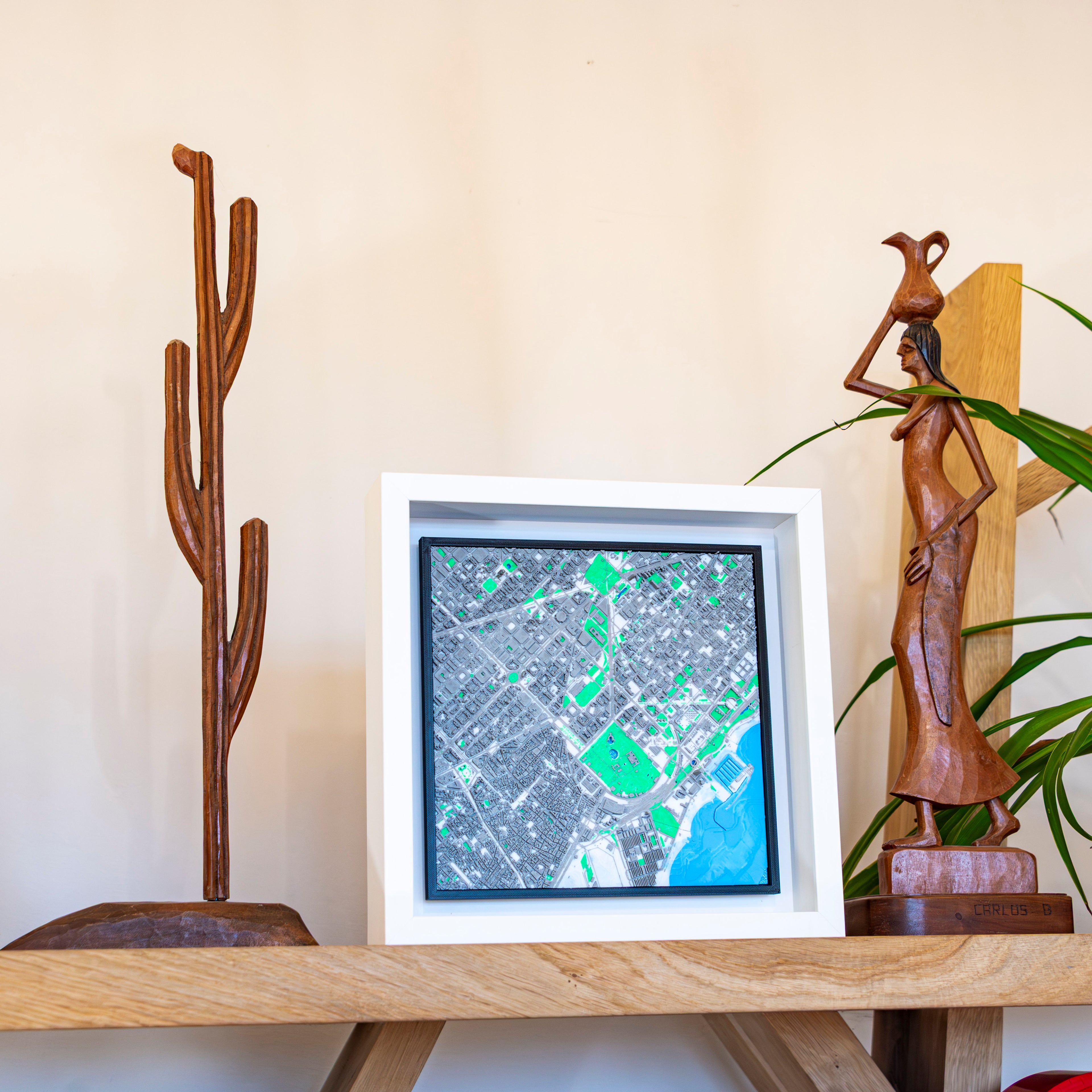 Carte 3D de Barcelone