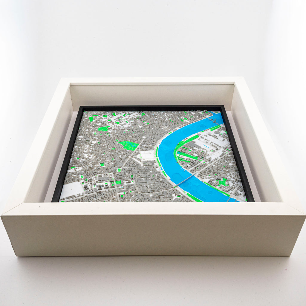 Carte 3D de Bordeaux