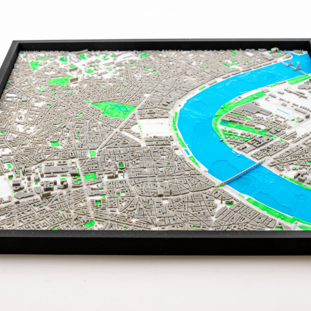 Carte 3D de Bordeaux