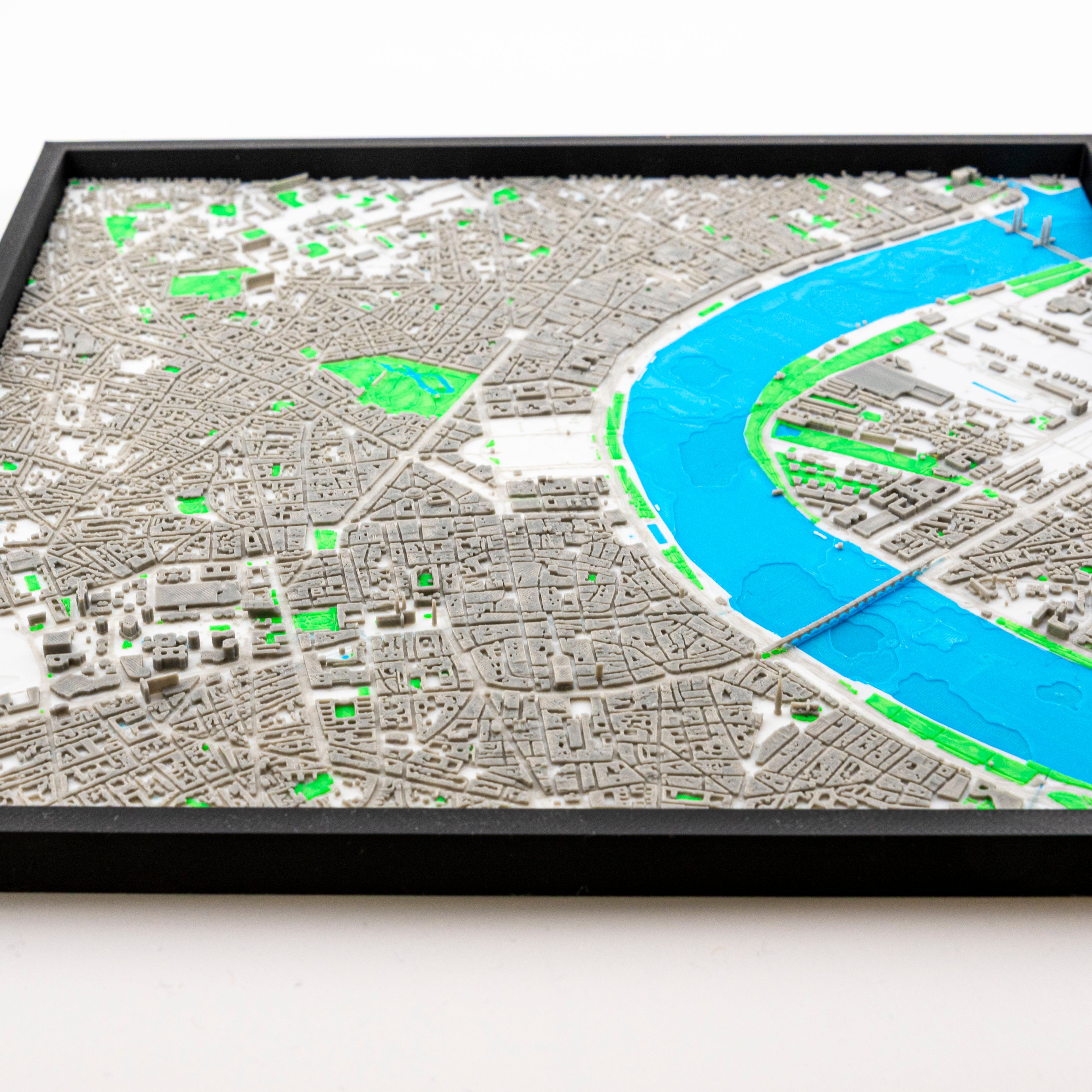 Carte 3D de Bordeaux