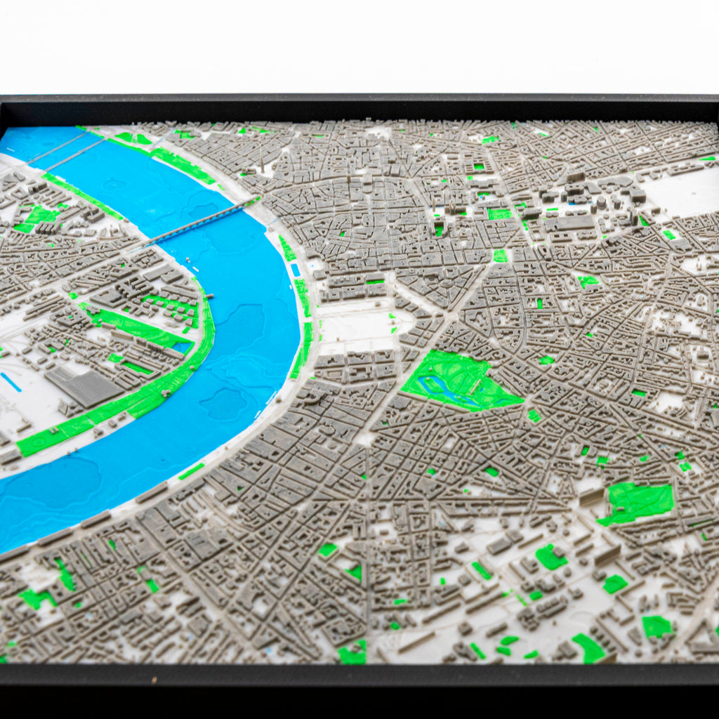 Carte 3D de Bordeaux