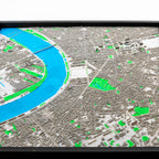 Carte 3D de Bordeaux