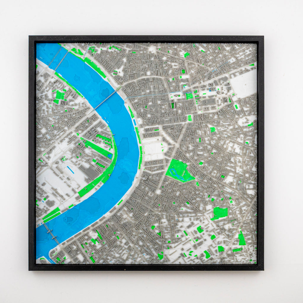 Carte 3D de Bordeaux