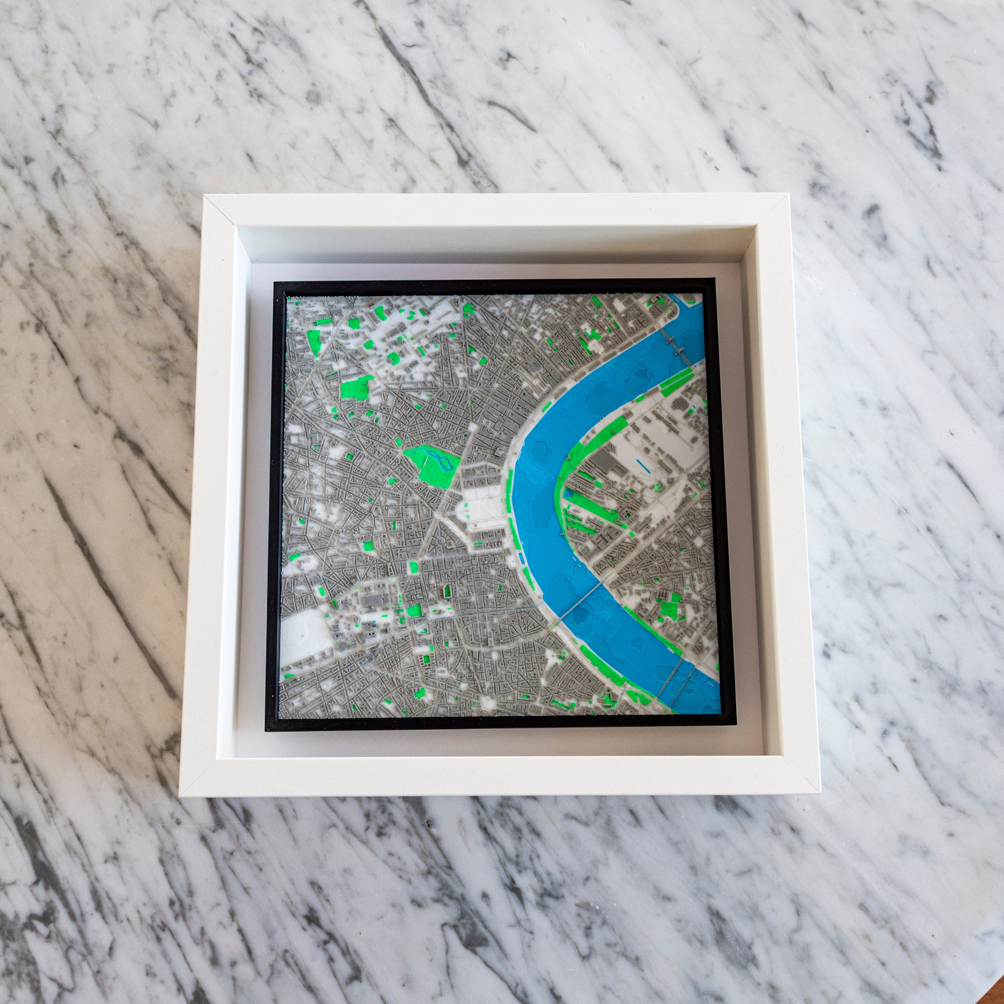 Carte 3D de Bordeaux