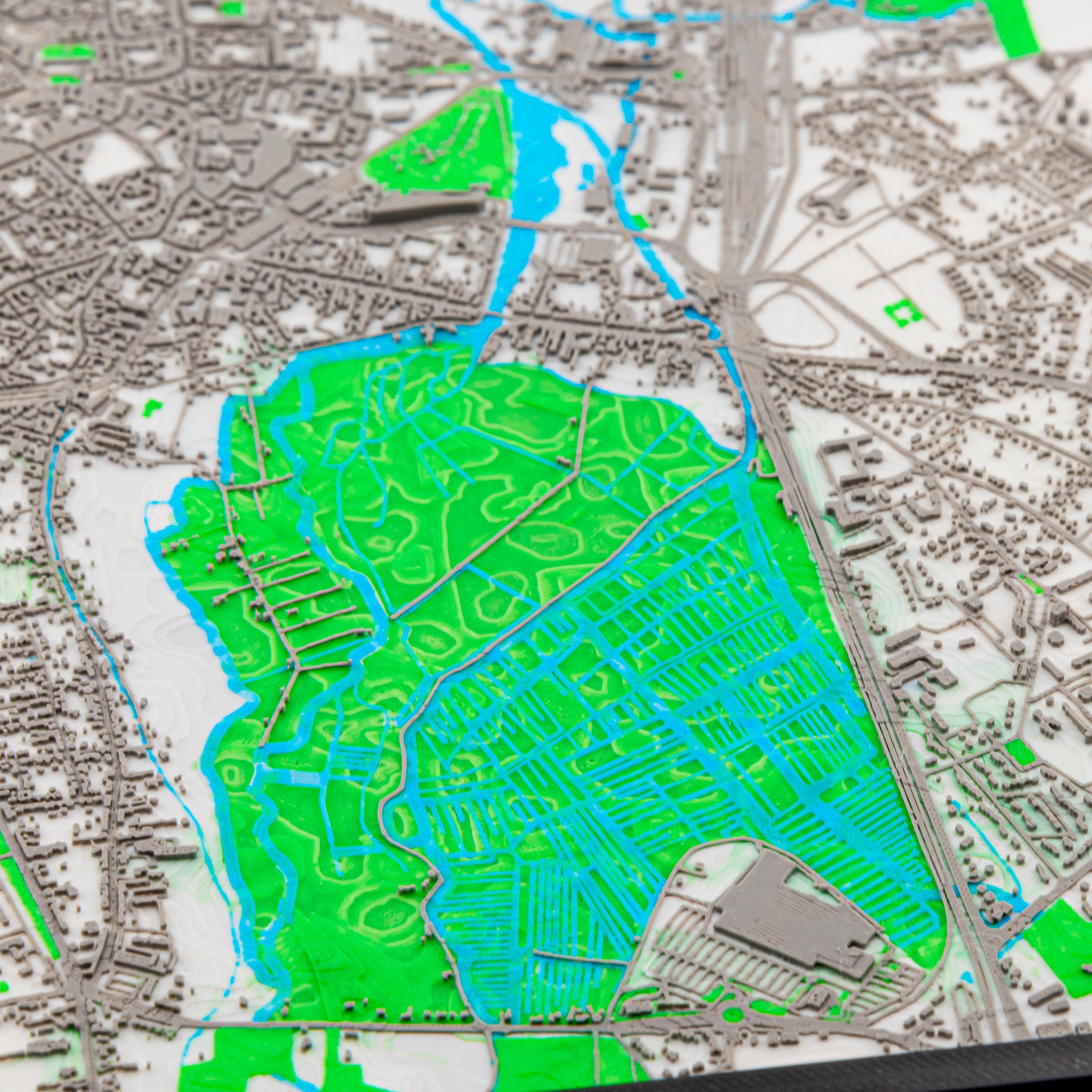 Carte 3D de Bourges