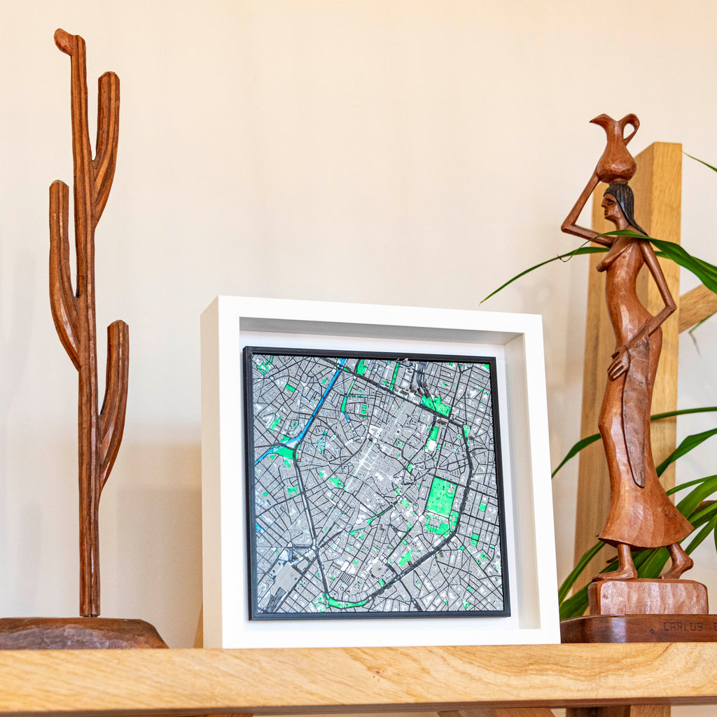 Carte 3D de Bruxelles