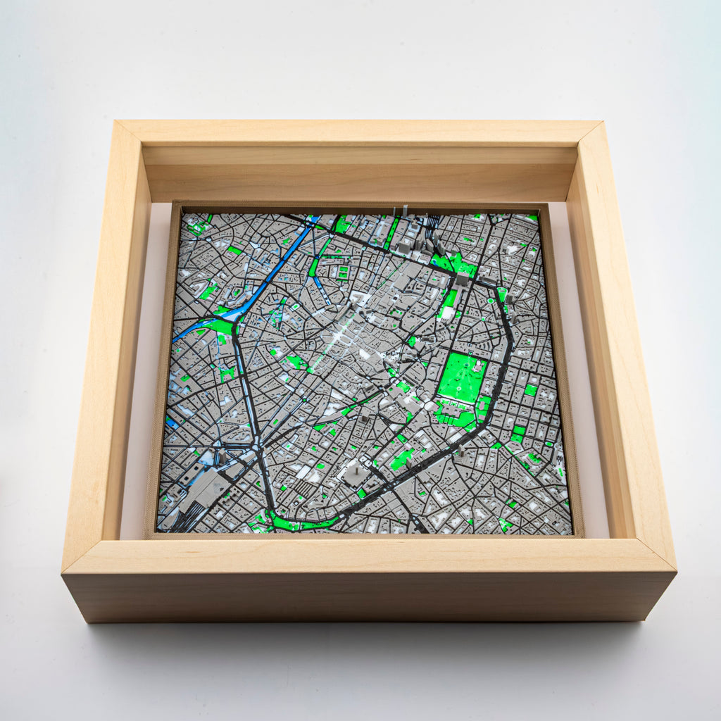 Carte 3D de Bruxelles