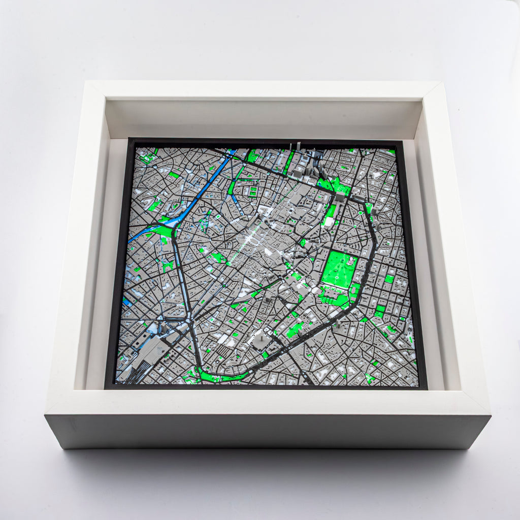 Carte 3D de Bruxelles