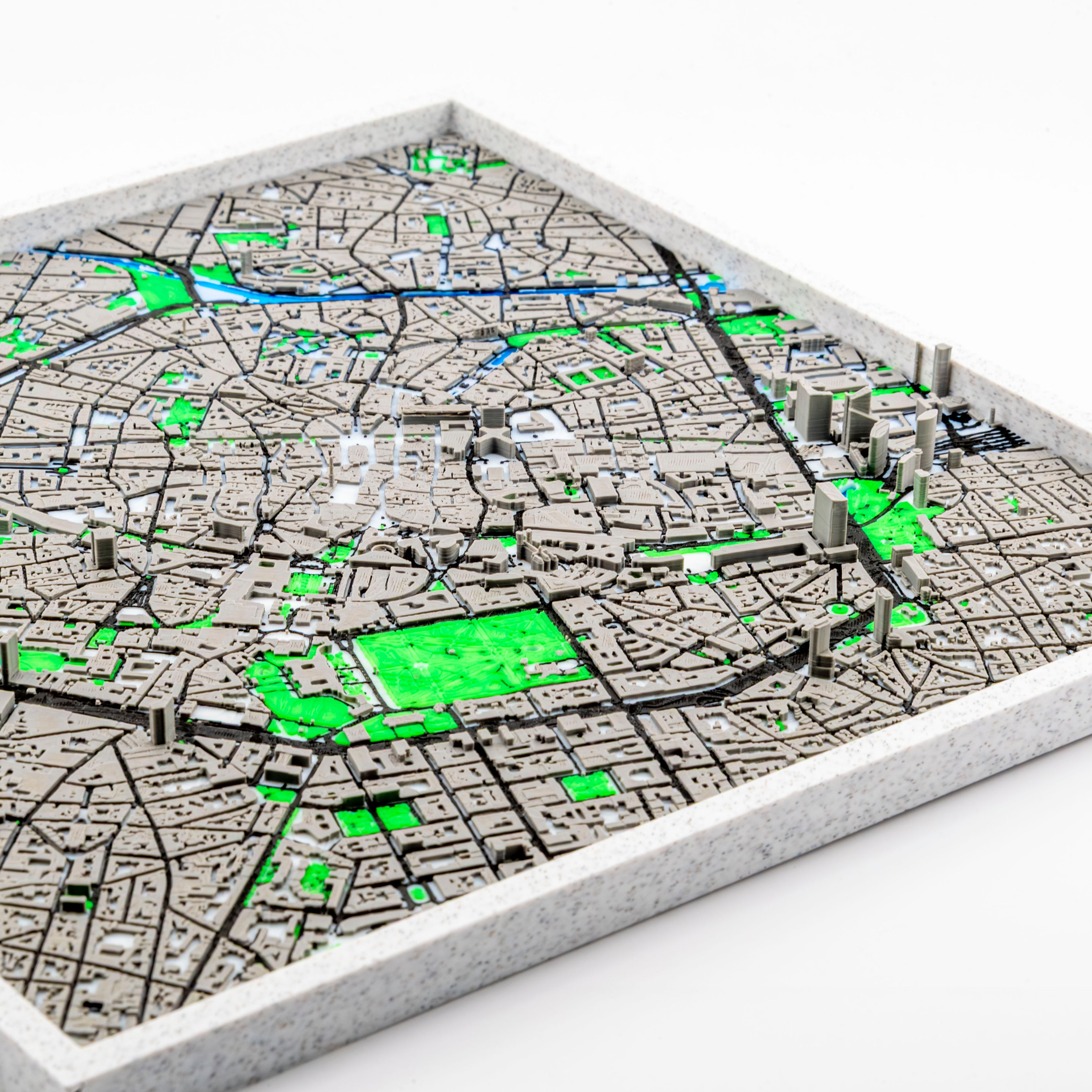 Carte 3D de Bruxelles