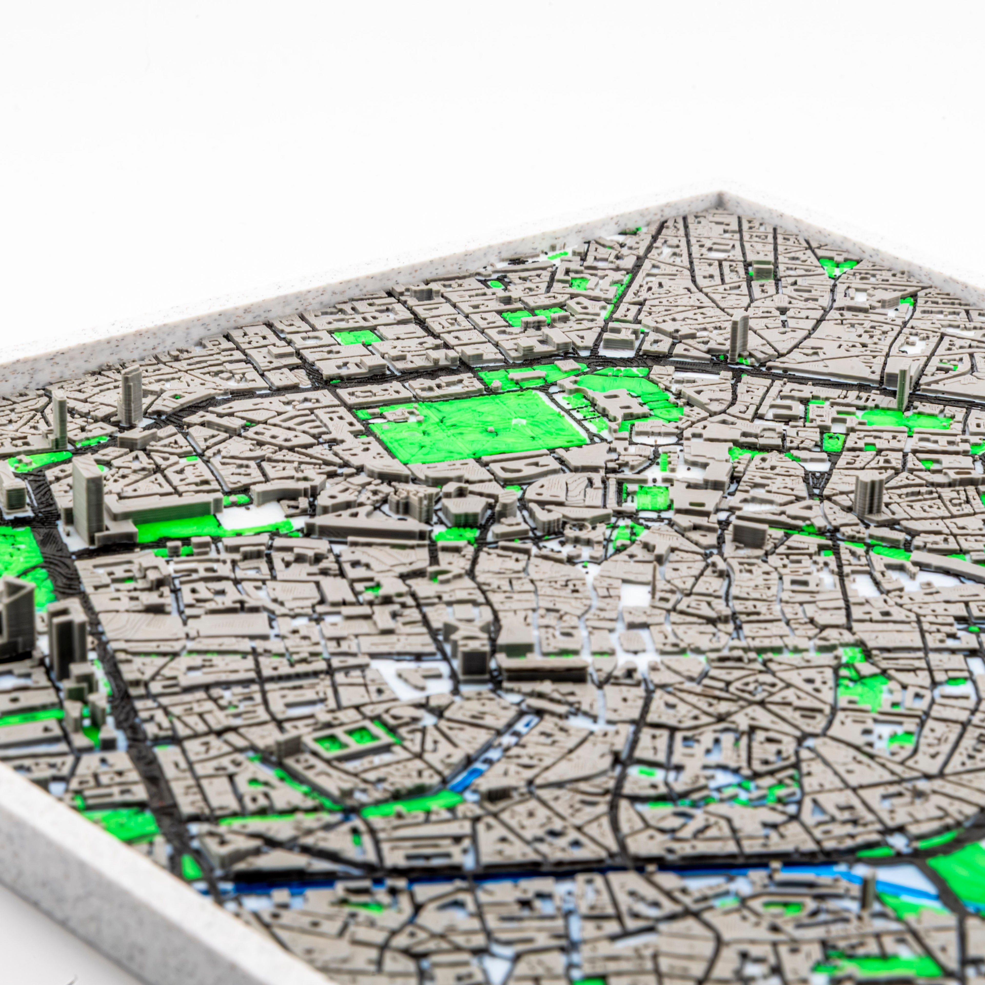 Carte 3D de Bruxelles