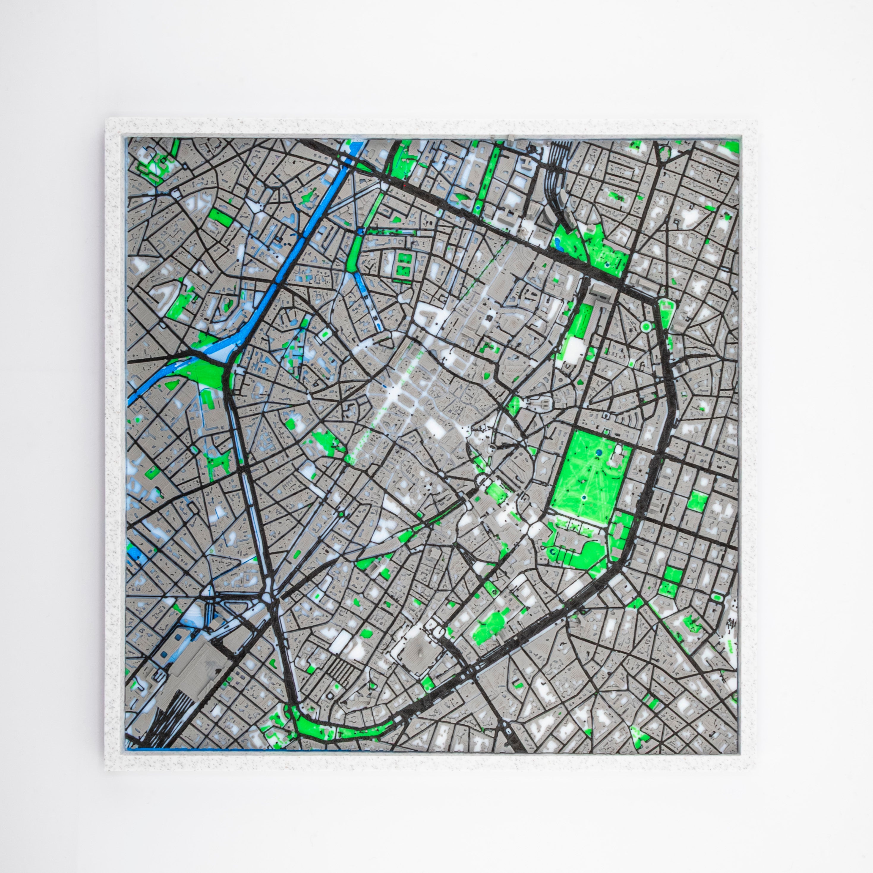 Carte 3D de Bruxelles