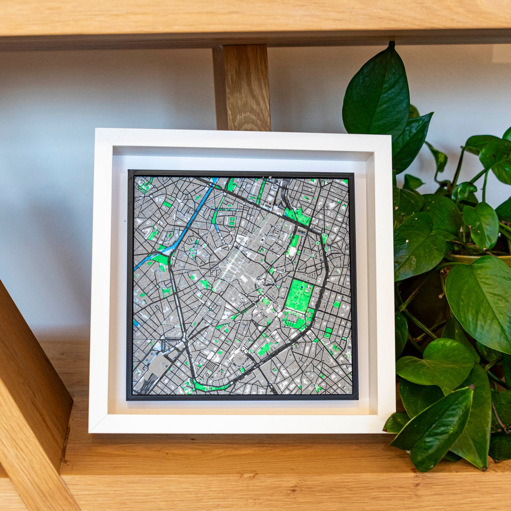 Carte 3D de Bruxelles