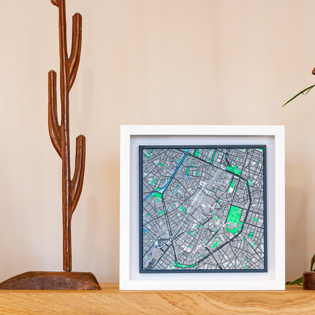 Carte 3D de Bruxelles