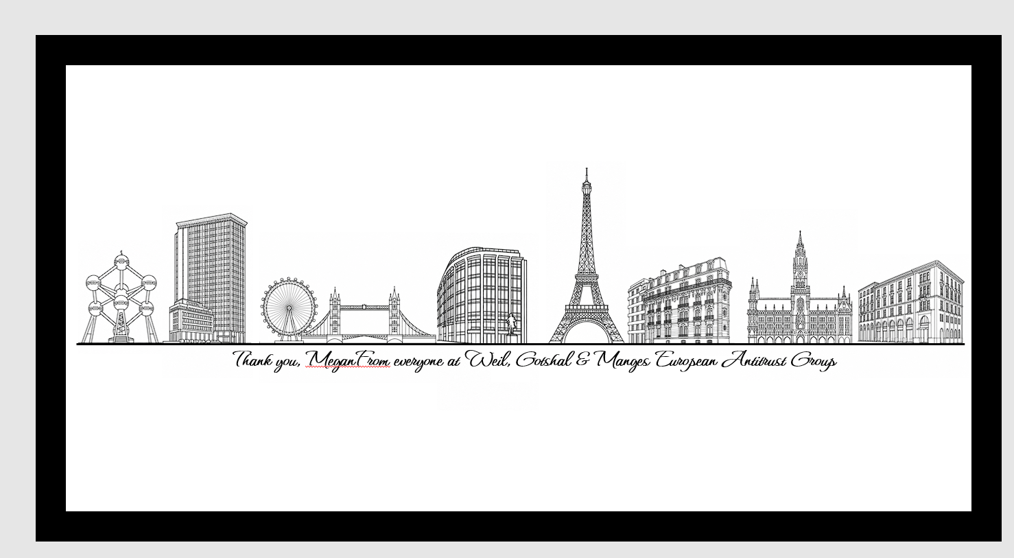 Custom 3D skyline for Nicola
