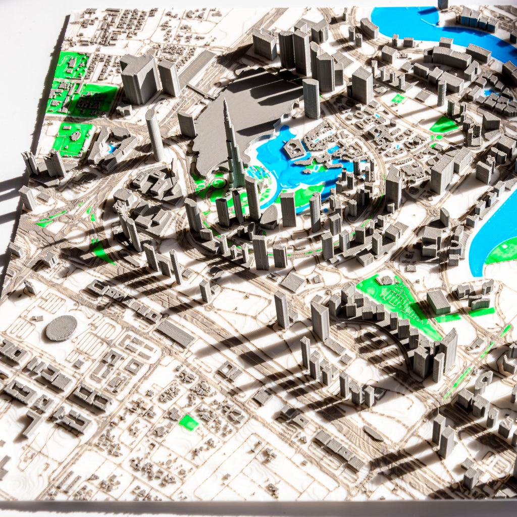 Dubai - Burj Khalifa 3D Map