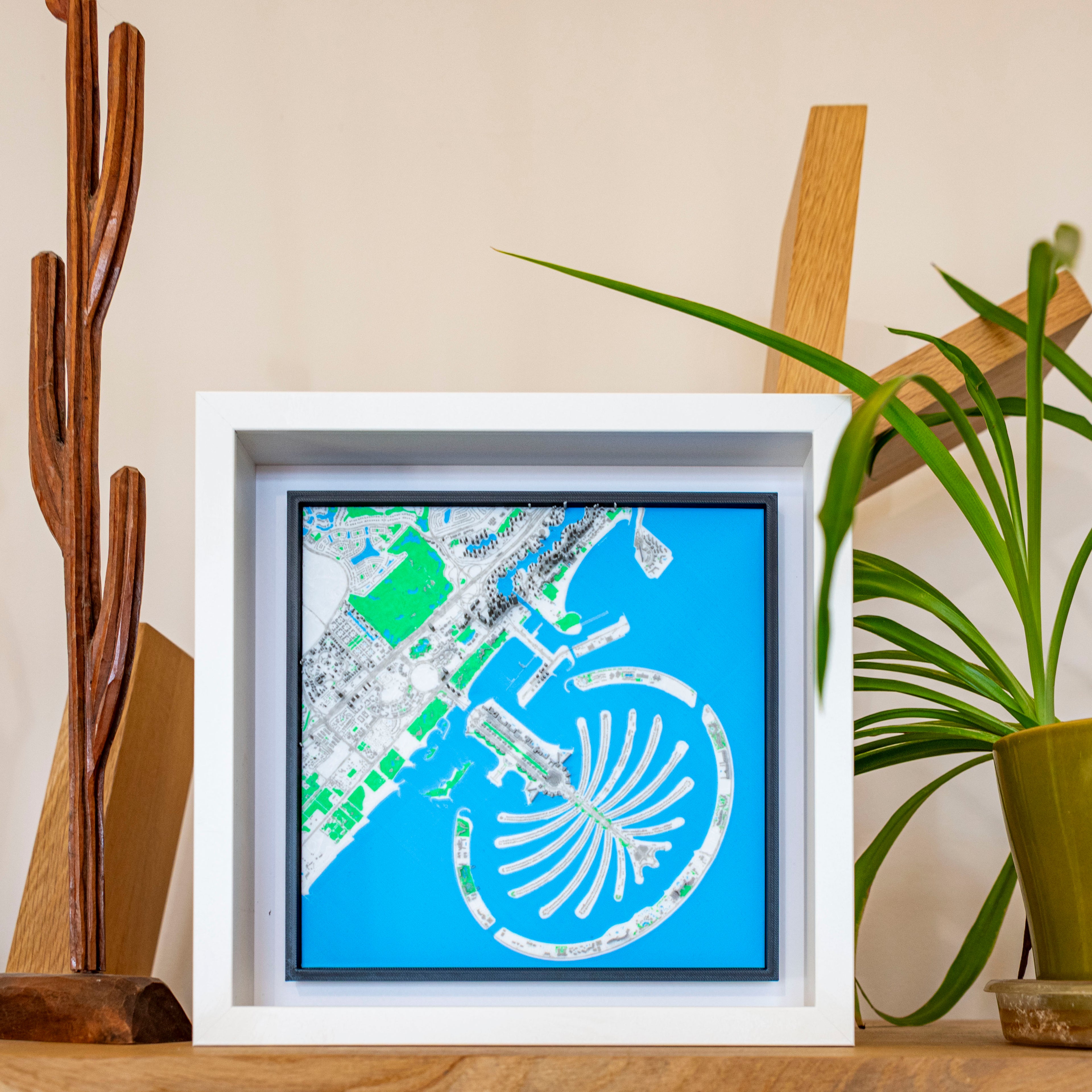 Dubai - Palm Jumeirah 3D Map