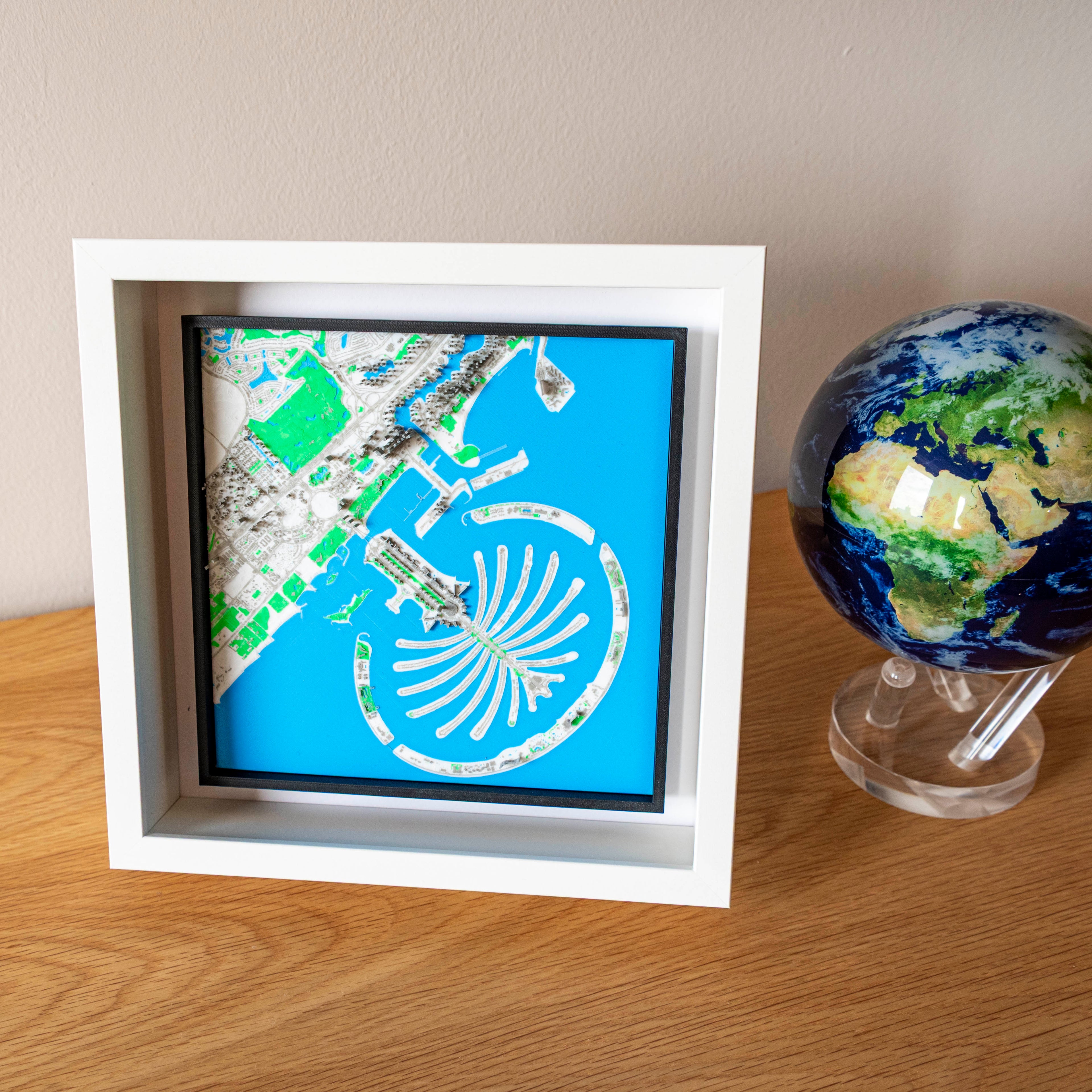Dubai - Palm Jumeirah 3D Map