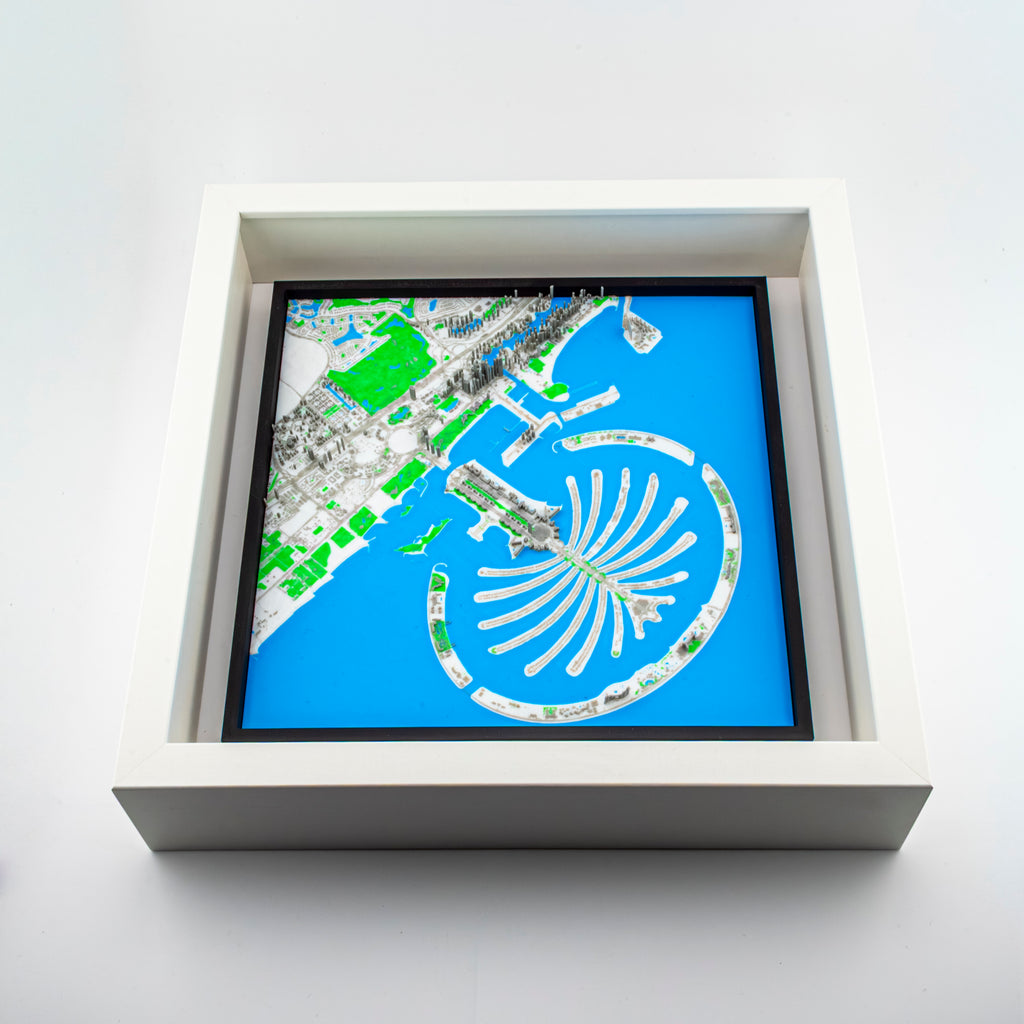 Dubai - Palm Jumeirah 3D Map