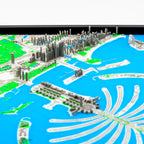 Dubai - Palm Jumeirah 3D Map