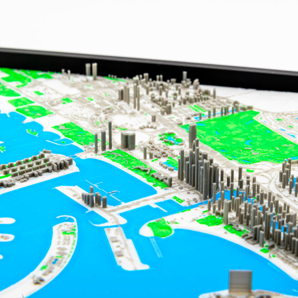 Dubai - Palm Jumeirah 3D Map