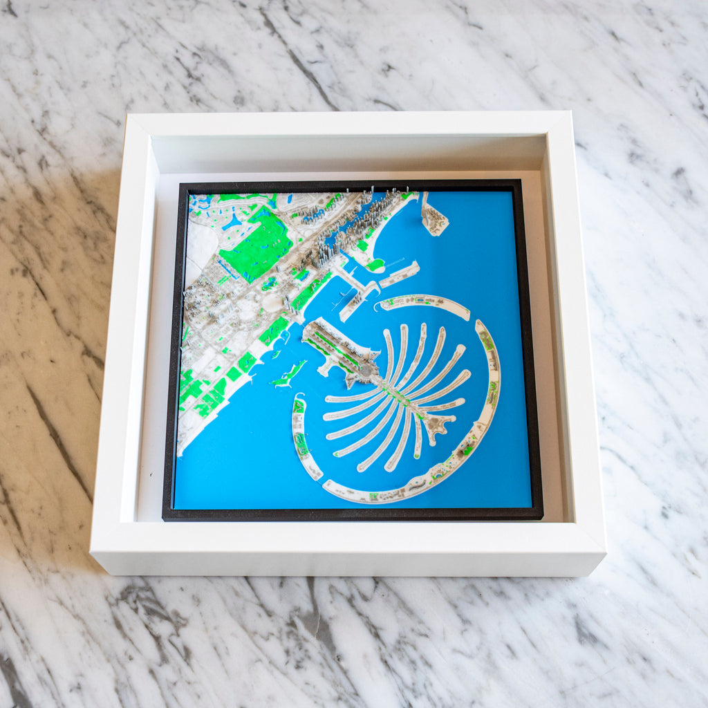 Dubai - Palm Jumeirah 3D Map